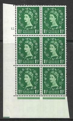1½d Wilding Tudor Wmk Cylinder 12 Dot perf type A(E I) UNMOUNTED MINT