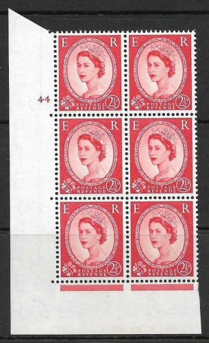 2½d Wilding Edward Crown cyl 44 No Dot perf type A(E I) UNMOUNTED MINT