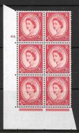 2½d Wilding Edward Crown cyl 44 Dot perf type A(E I) UNMOUNTED MINT