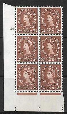 2d Wilding Multi Crown on Cream Cyl 24 No Dot perf A(E I) UNMOUNTED MINT