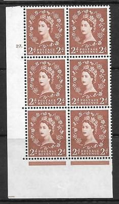 2d Wilding Multi Crown on Cream Cyl 27 Dot perf A(E I) UNMOUNTED MINT