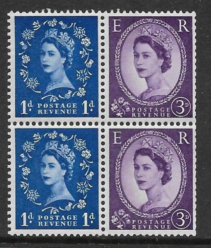 S24e  S80c Wilding Violet Phos both 1x 9.5mm wmk sideways UNMOUNTED MINT
