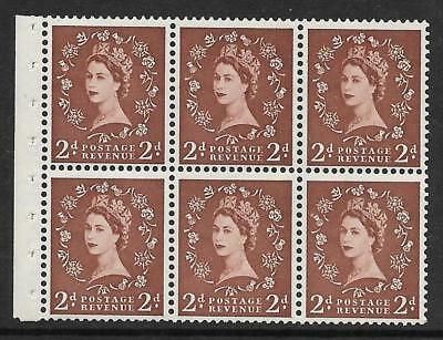 SB78 Wilding booklet pane Edward perf type Ie Bottom UNMOUNTED MNT MNH