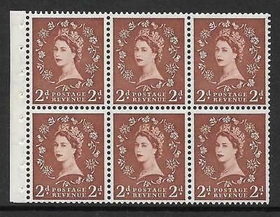 SB78 Wilding booklet pane Edward perf type Ie Bottom UNMOUNTED MNT