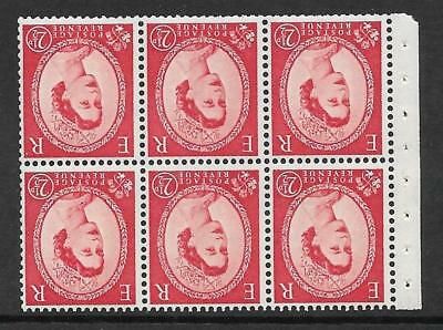 SB80a Wilding booklet pane Tudor Crown perf type Ie Bottom UNMOUNTED MNT