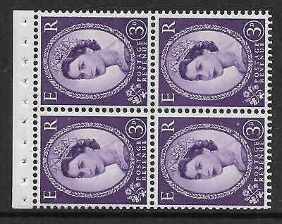 SB95 Wilding booklet pane Sideways Left perf type I UNMOUNTED MNT MNH