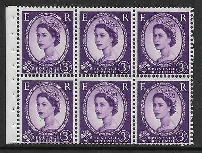 SB97 Wilding booklet pane Graphite perf type Ie Top UNMOUNTED MNT MNH