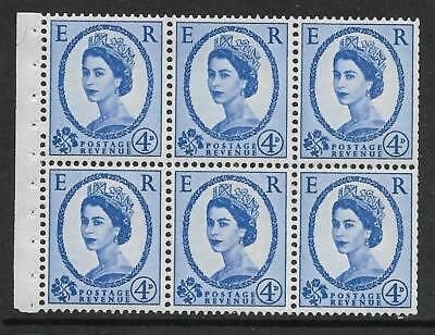 SB105 Wilding booklet pane Crowns - perf type Ie Bottom UNMOUNTED MNT MNH