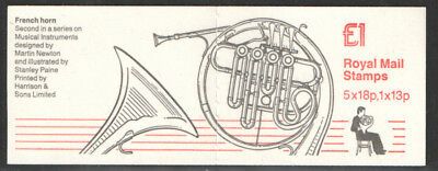 FH6 1986 Musical Instruments Series - French Horn - Folded Booklet