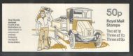 FB6b 1978 Guy Electric Dustcart Royal Mail 50p Decimal Machin Folded Booklet