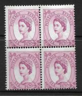 S107 Wilding Multi Crown on Cream misperf UNMOUNTED MINT MNH