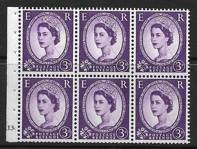 SB92 Wilding booklet pane M C on Cream cylinder K17 Dot UNMOUNTED MNT MNH