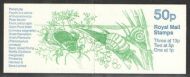 FB36 Oct 86 Giant Pond Snail (pond life) 50p Folded Booklet Cyl  B1 B27 B32