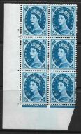 10d Wilding with Colour wash Crown White Cyl 1 No Dot perf A(E I) UNMOUNTED MINT