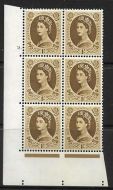1 - Edward Crown Cyl 2 Dot perf A(E I) UNMOUNTED MINT