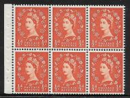 SB1 ½d Wilding perf type Ie bottom UNMOUNTED MNT MNH