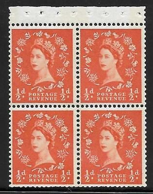 SB11a ½d Crowns left Wilding booklet pane perf type AP UNMOUNTED MNT MNH