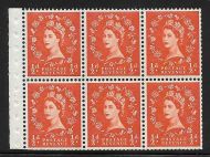 SB14 Graphite Wilding booklet pane perf type I UNMOUNTED MNT