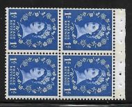 SB43a Wilding booklet pane Blue Phos - perf type AP UNMOUNTED MNT