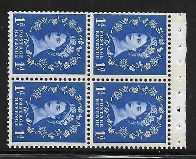 SB43a Wilding booklet pane Blue Phos - perf type AP UNMOUNTED MNT