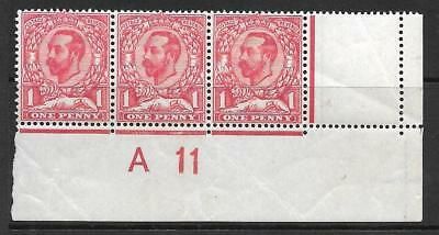N7(4) 1d Carmine Downey Head Control A 11(w) Perf 2 UNMOUNTED MINT MNH