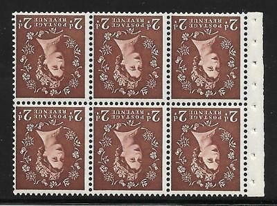 SB77a Wilding Edward pane Edward perf Type I UNMOUNTED MNT MNH