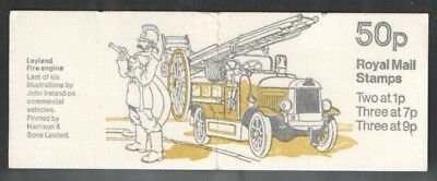 FB8a 1979 Leyland Fire Engine 7p RB Folded Booklet - good perfs