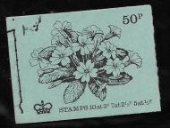 DT2 May 1971 British Flowers #2 50p Stitched Booklet - complete