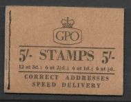 H35 5 - Wilding GPO booklet -  Dated Jul 58 UNMOUNTED MINT MNH
