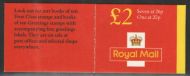 GB FW9 £2 Folded booklet - complete - No Cylinder