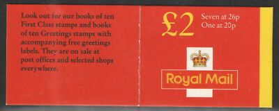 GB FW9 £2 Folded booklet - complete - No Cylinder