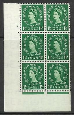 1½d Wilding Tudor Wmk Cylinder 2 No Dot perf type A(E I) UNMOUNTED MINT MNH