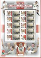 BK220  226 GB 2003 Rugby - Heroes of The Final - Smiler sheet numbered pair