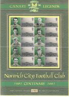 BC-007 GB 2002 Norwich City FC Smiler sheet UNMOUNTED MINT