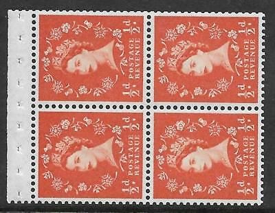SB10 ½d Crowns Left Wilding booklet pane perf type AP UNMOUNTED MNT