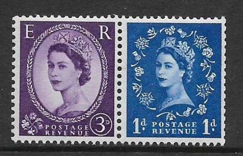 SB58c variety Wilding 9.5mm Phos on 1d - 3d band missing phos UNMOUNTED MNT