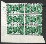 Sg 453 ½d 1935 Silver Jubilee cyl W35 55 Dot perf type 5(E I) UNMOUNTED MINT MNH