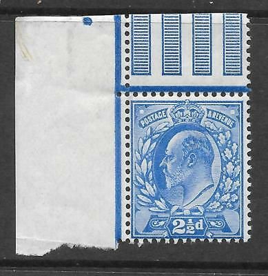 Sg 231 M16(1) 2½d Deep Ultramarine Corner Marginal De La Rue UNMOUNTED MINT