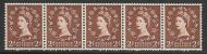 S38w 2d Wilding Edward Crown with listed variety - Dot on Rose UNMOUNTED MINT