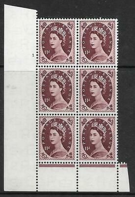 11d Wilding Tudor Wmk Cylinder 1 No Dot perf type B(I P) UNMOUNTED MINT