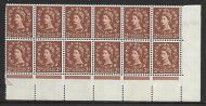 S40e 2d Wilding Multi Crown on Cream listed variety - Swans head UNMOUNTED MINT
