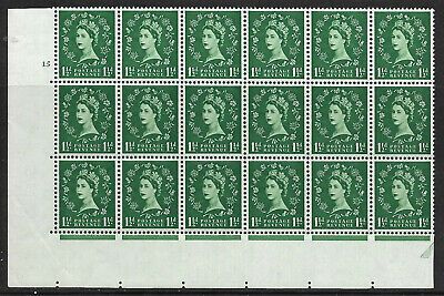 S28e var 1½d Multi Crowns Cream cyl 15 No Dot perf type A(E I) UNMOUNTED MINT