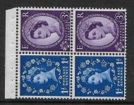 SB37 Wilding booklet pane Crown Right perf type I½v UNMOUNTED MNT