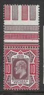Sg311 Spec M44(6) 10d Dull Red Purple  Carmine Somerset House UNMOUNTED MINT