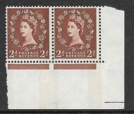 S46ca 2d Wilding Blue Phos Cream with 1 x 6mm Band typo right UNMOUNTED MINT