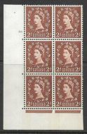 2d Blue Phosphor Cream Typo NB Left cyl 30 No Dot perf A(E I) UNMOUNTED MINT