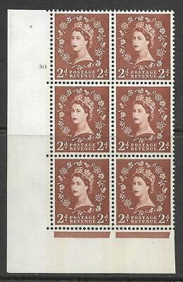 2d Blue Phosphor Cream Typo NB Left cyl 30 No Dot perf A(E I) UNMOUNTED MINT