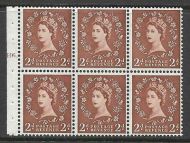 SB79 Wilding booklet wmk Crowns cylinder H6T Dot UNMOUNTED MNT MNH