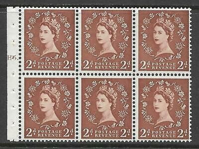 SB79 Wilding booklet wmk Crowns cylinder H6T Dot UNMOUNTED MNT MNH