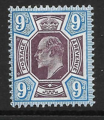 Sg251a SpecM40(4) 9d Slate Purple  Deep Ultramarine(c) De La Rue UNMOUNTED MINT